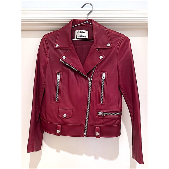 Acne Studios  Moto Leather Jacket - Picture 1 of 6